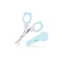 Babyjem 2-Piece Nail Scissors with Case Set for Babies 0 Months+, Color: Blue