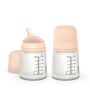 Suavinex Zero Zero Anti-Colic Baby Bottle Adaptable Flow 180 ml 2 Pcs, Color: Fair
