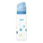 Farlin Grow With Colors PP Standard Neck Bottle Feeding 240ml 0M+, Color: Blue