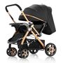 Teknum Reversible Trip2 Baby Stroller 0–36 Months Up To 22Kg, Color: Black